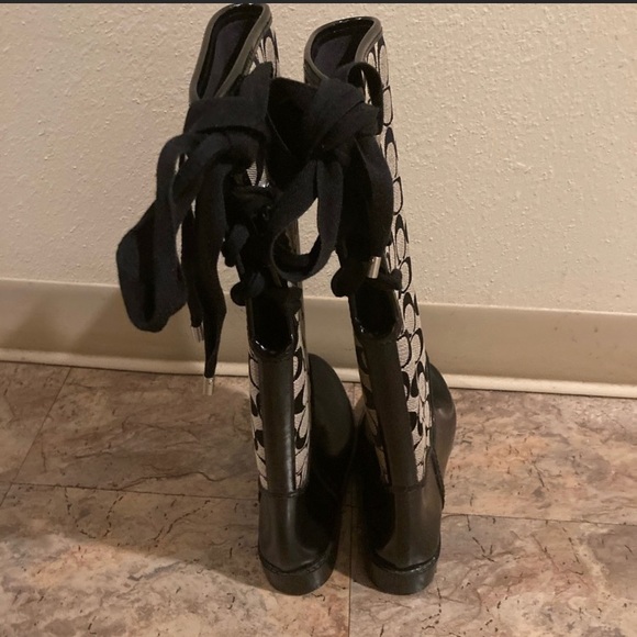 Coach rain fall winter boots - Picture 2 of 3